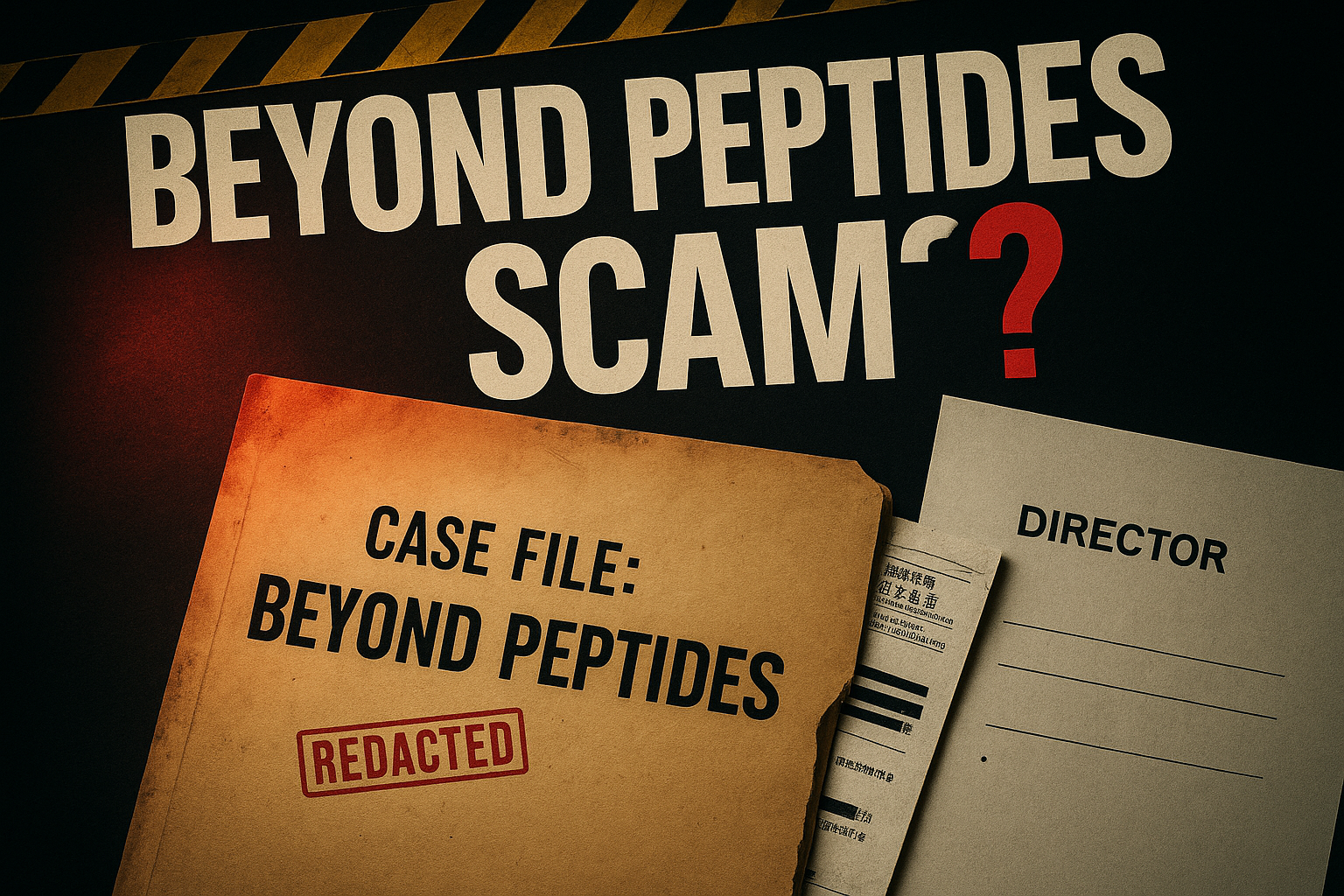 Beyond Peptides Scam? Case File